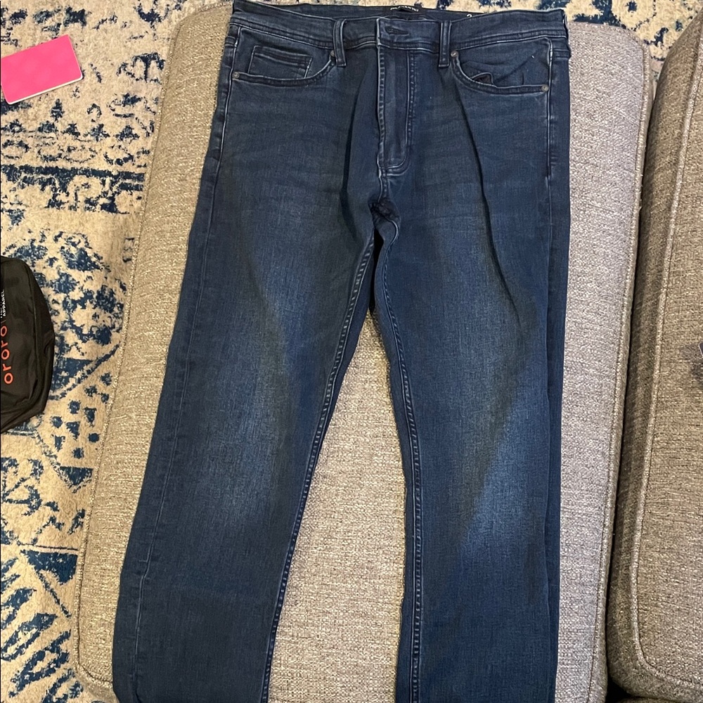 Blank NYC Men's Dark Blue Slim Jeans